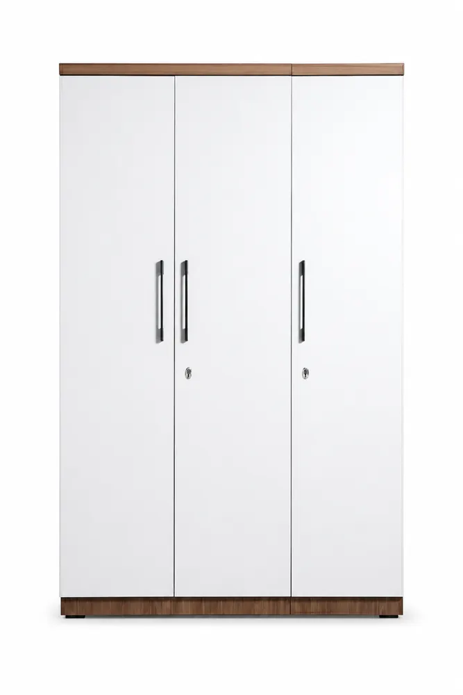 Classic White Three-Door Wardrobe — main view