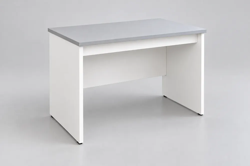 Compact Grey and White Desk — main view
