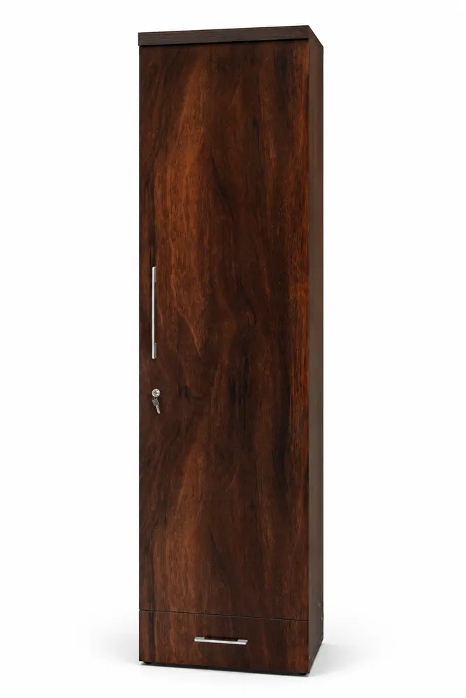 Dark Slim Single-Door Cabinet — main view