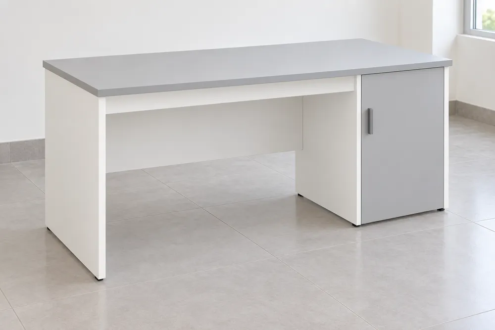 Grey Cabinet Desk — main view