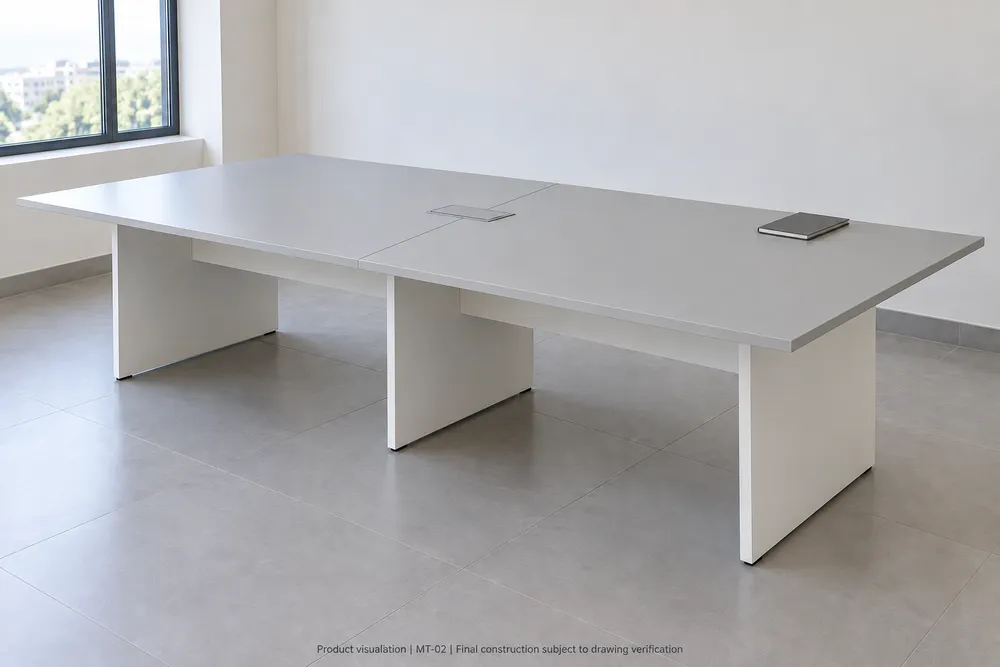 Grey Conference Table — main view