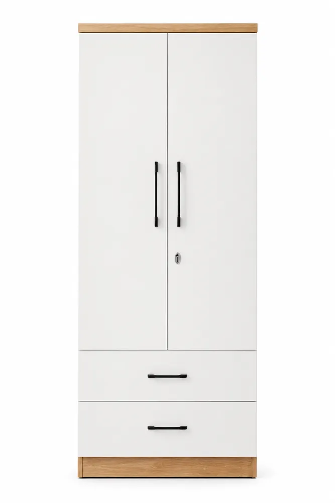 Narrow Wardrobe with Two Lower Drawers — main view