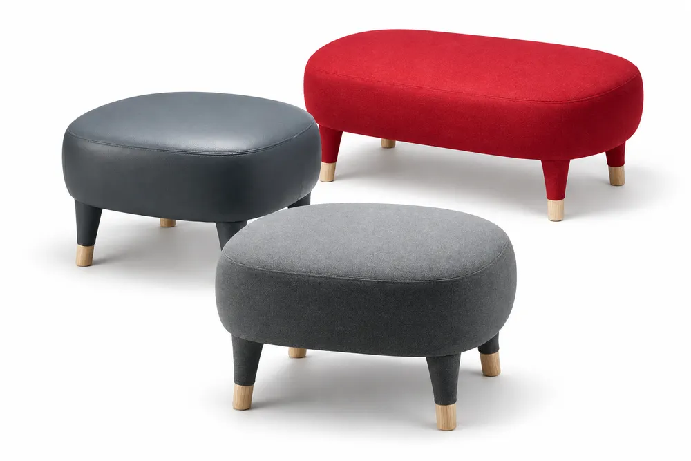 Rounded Low Footstool Collection — main view