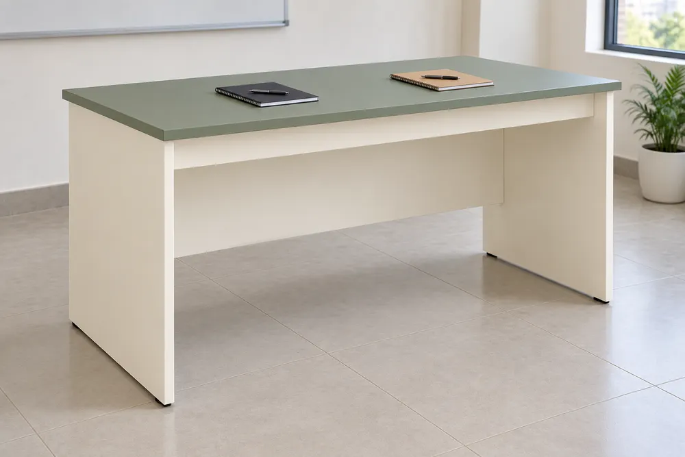 Sage and Ivory Work Table — main view